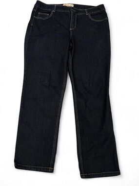 Just My Size Stretch Jeans | Dark Rinse Blue | Straight Leg | 18W Average